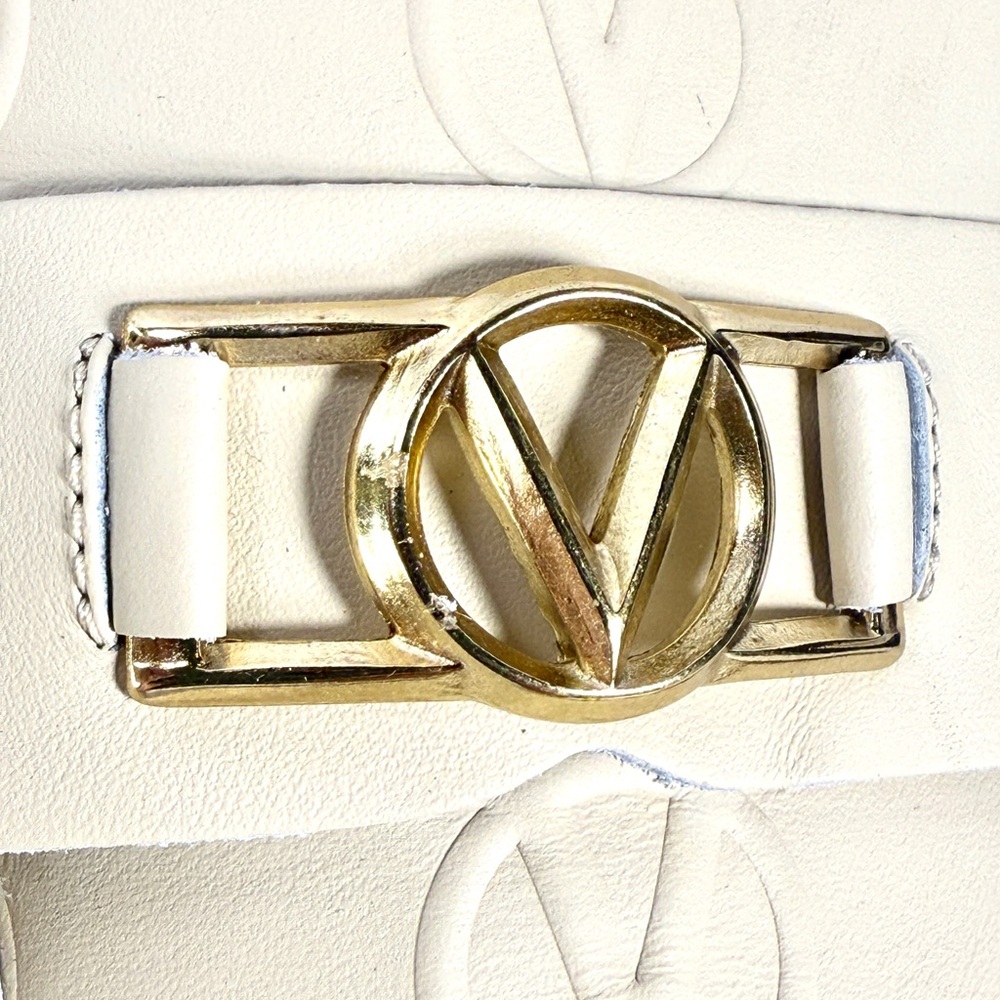 Valentino Men’s Loafer  Shoe with Golden Badge Logo - Picture 3 of 13